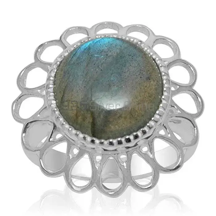 Natural Labradorite Gemstone Rings Wholesaler In 925 Sterling Silver Jewelry 925SR1472