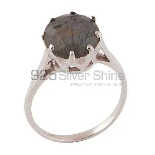 Natural Labradorite Gemstone Rings In 925 Sterling Silver Jewelry 925SR3889