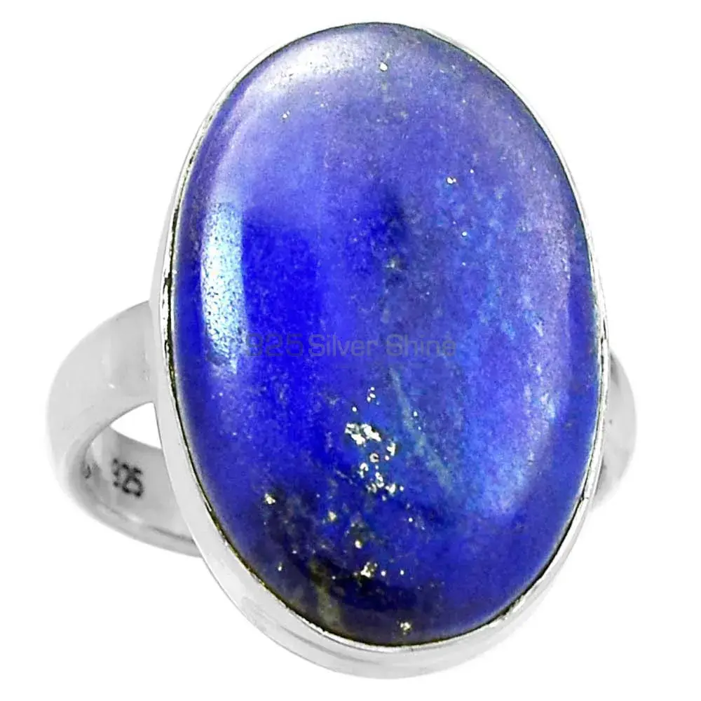 Natural Lapis Gemstone Ring In 925 Silver Jewelry 925SR2314