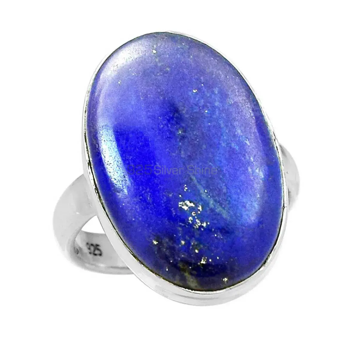 Natural Lapis Gemstone Ring In 925 Silver Jewelry 925SR2314_1