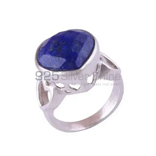 Natural Lapis Lazuli Gemstone Rings In Fine 925 Sterling Silver 925SR3520_0