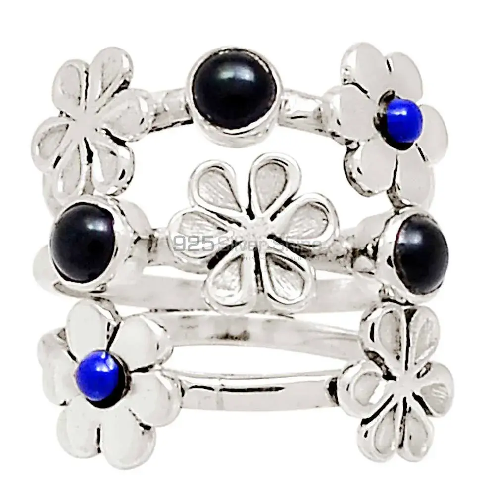 Natural Looking Rings In Sterling Silver 925SR2235_1