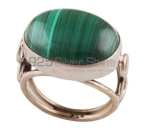 Natural Malachite Gemstone Rings Manufacturer In 925 Sterling Silver Jewelry 925SR2742_0