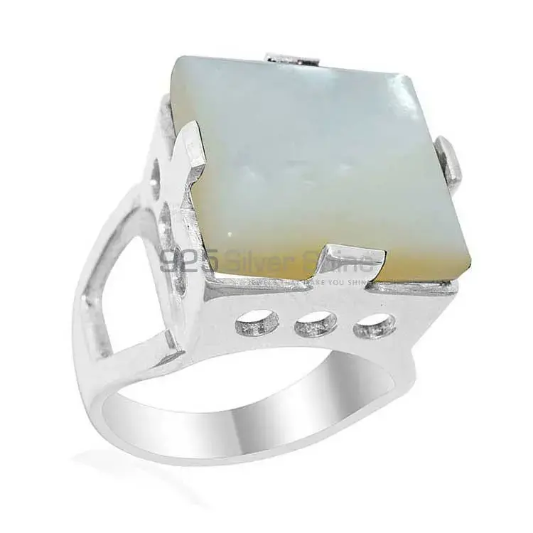 Natural Mother Of Pearl Gemstone Rings In Fine 925 Sterling Silver 925SR1916_0