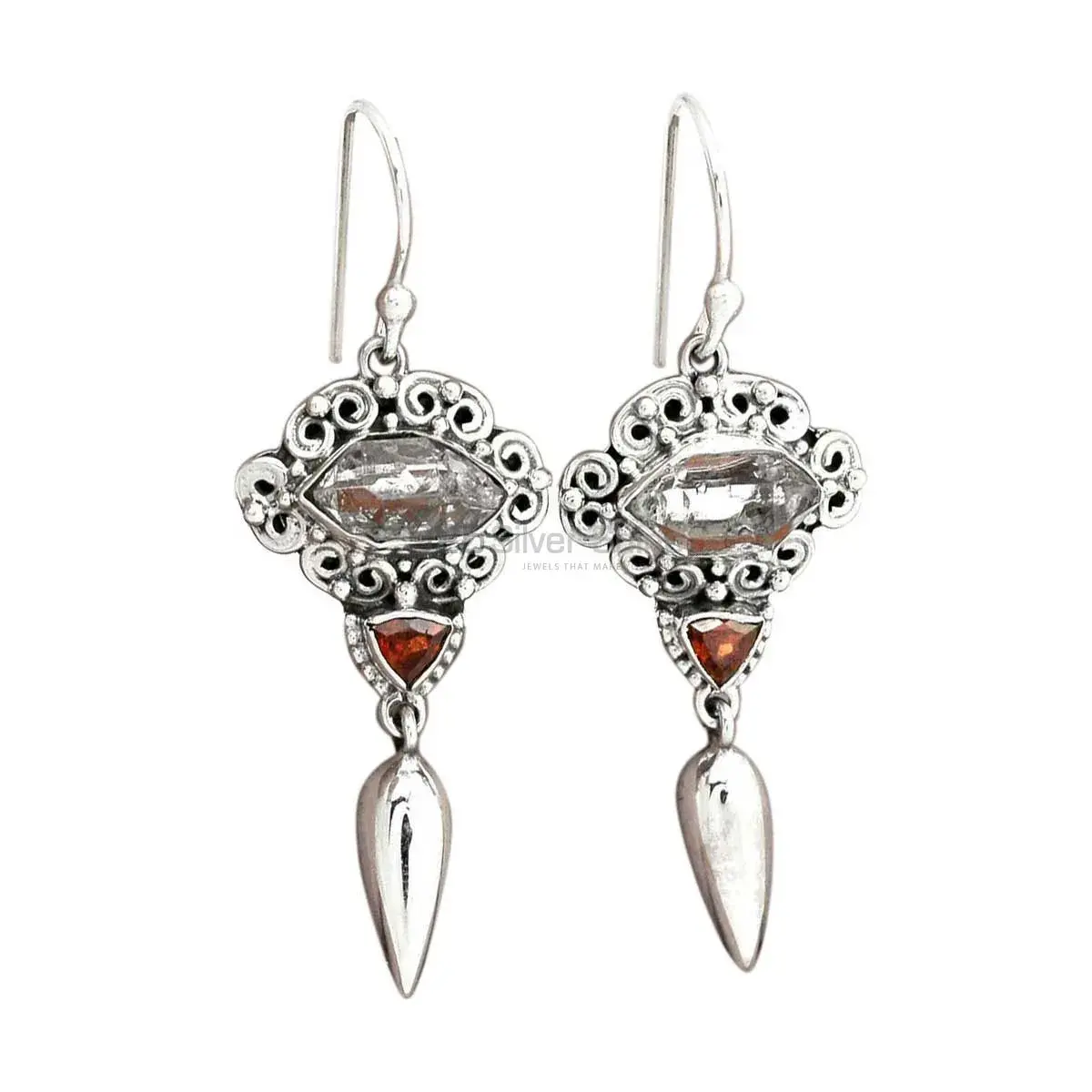 Natural Multi Gemstone Earrings In Fine 925 Sterling Silver 925SE2424
