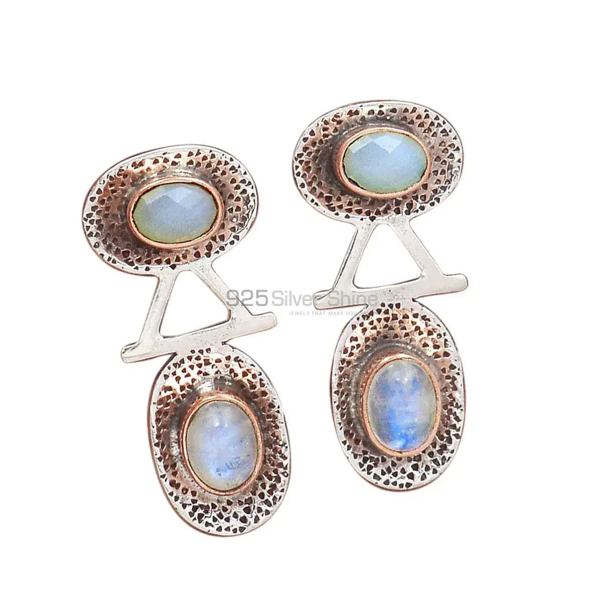 Natural Multi Gemstone Earrings In 925 Sterling Silver Jewelry 925SE2135_0