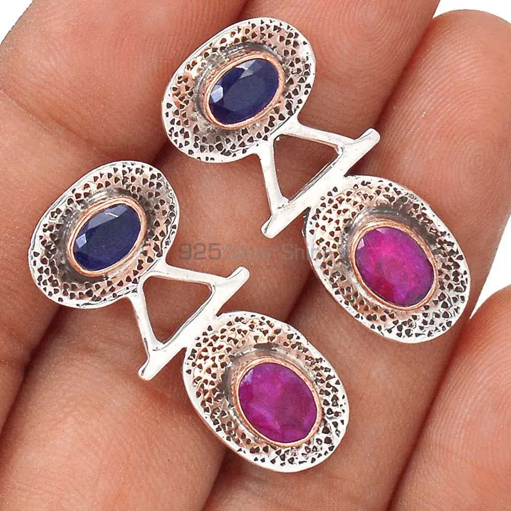 Natural Multi Gemstone Earrings Wholesaler In 925 Sterling Silver Jewelry 925SE2126_0