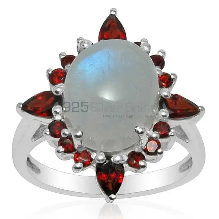 Natural Multi Gemstone Rings Exporters In 925 Sterling Silver Jewelry 925SR1478