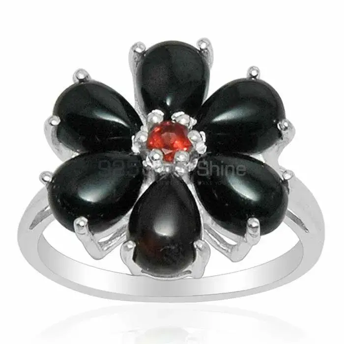 Natural Multi Gemstone Rings In 925 Sterling Silver 925SR1448_1
