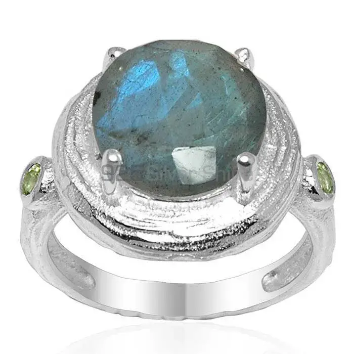 Natural Multi Gemstone Rings In 925 Sterling Silver 925SR1606