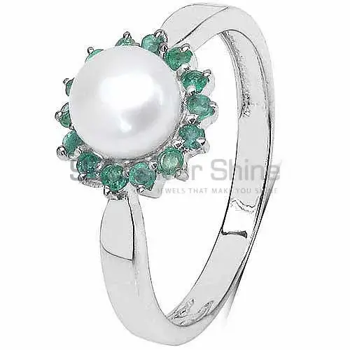 Natural Multi Gemstone Rings In 925 Sterling Silver 925SR3104_1