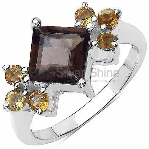 Natural Multi Gemstone Rings In Solid 925 Silver 925SR3280_0