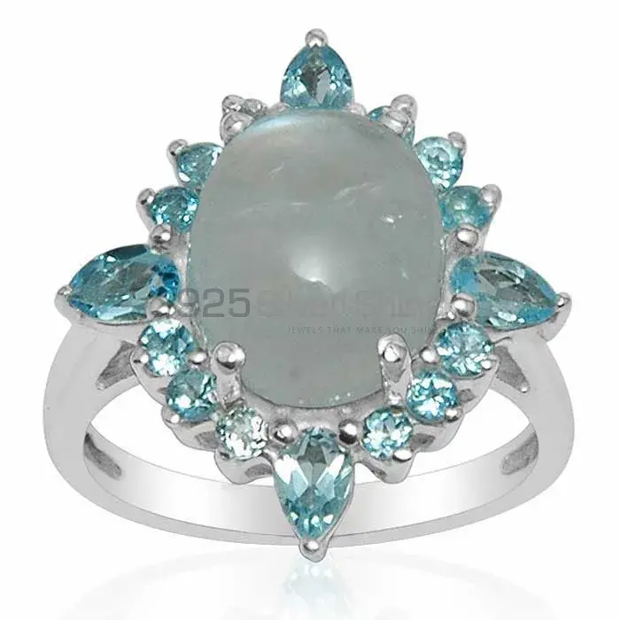Natural Multi Gemstone Rings In 925 Sterling Silver Jewelry 925SR1481_0