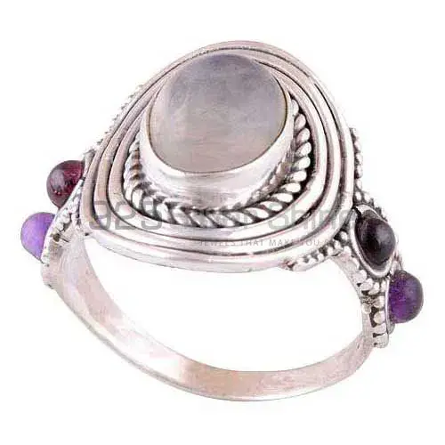 Natural Multi Gemstone Rings Manufacturer In 925 Sterling Silver Jewelry 925SR2979_0