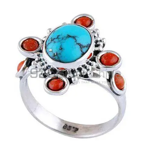 Natural Multi Gemstone Rings Suppliers In 925 Sterling Silver Jewelry 925SR2973