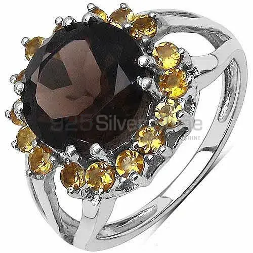 Natural Multi Gemstone Rings Suppliers In 925 Sterling Silver Jewelry 925SR3052