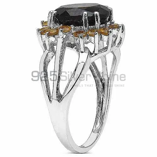 Natural Multi Gemstone Rings Suppliers In 925 Sterling Silver Jewelry 925SR3052_0
