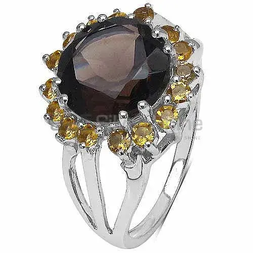 Natural Multi Gemstone Rings Suppliers In 925 Sterling Silver Jewelry 925SR3052_1