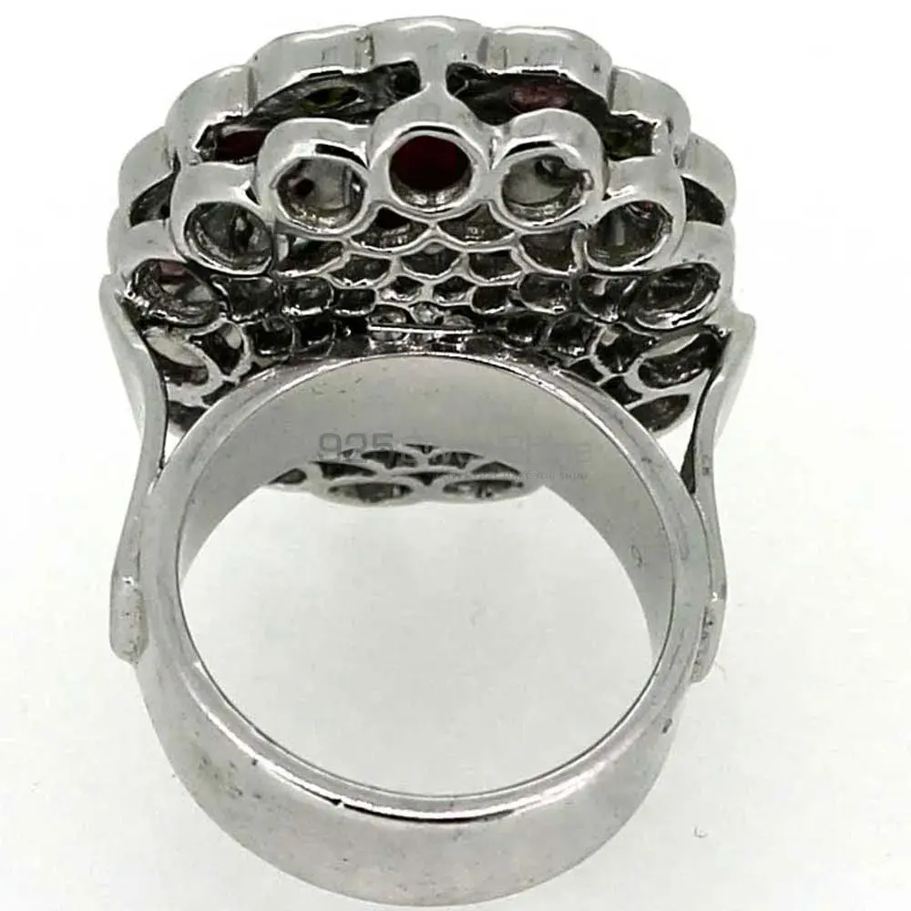 Natural Multi Tourmaline Gemstone Ring In 925 Silver 925SR048_2