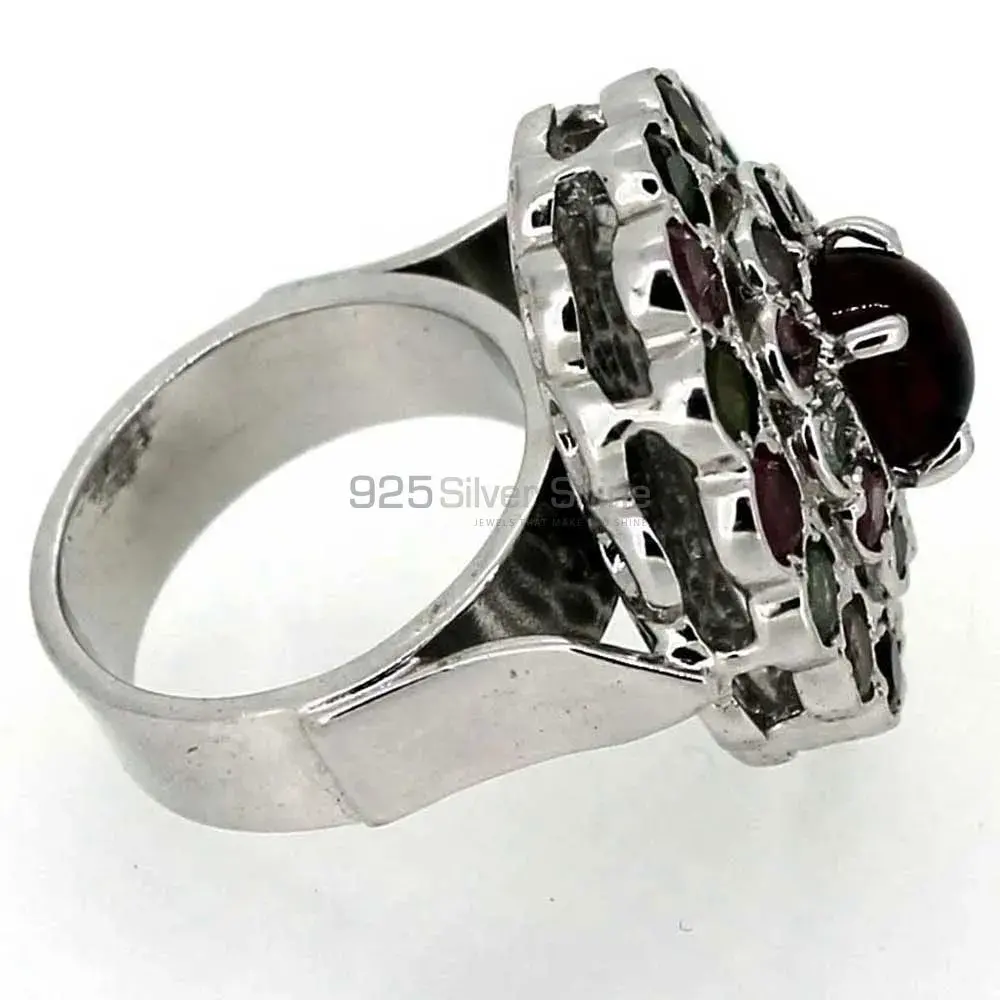 Natural Multi Tourmaline Gemstone Ring In 925 Silver 925SR048_3