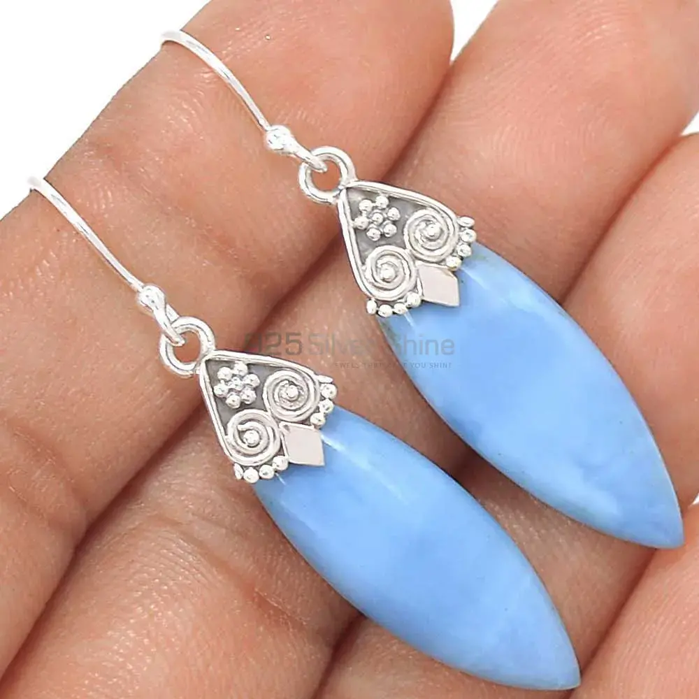 Natural Opal Gemstone Earrings In Solid 925 Silver 925SE2976_0