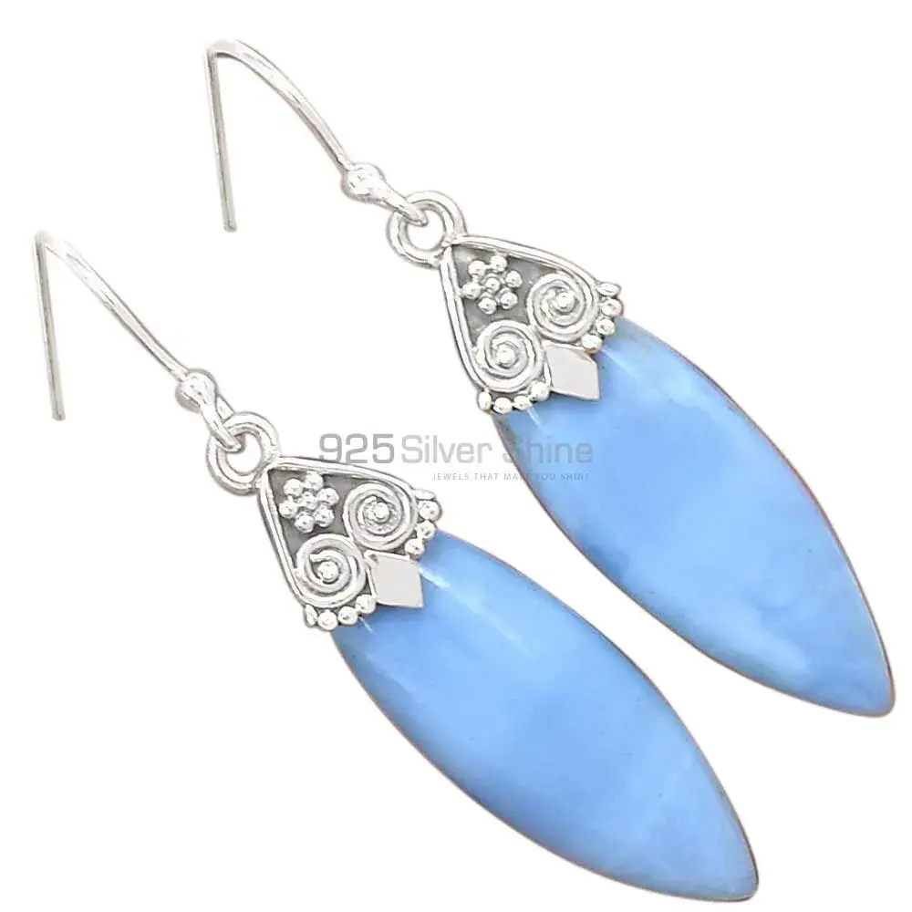 Natural Opal Gemstone Earrings In Solid 925 Silver 925SE2976_1