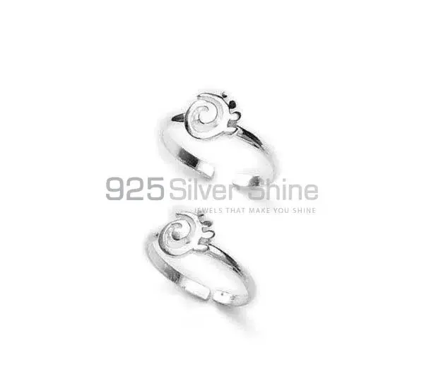 Natural Pearl Gemstone Toe Rings In Sterling Silver Jewelry