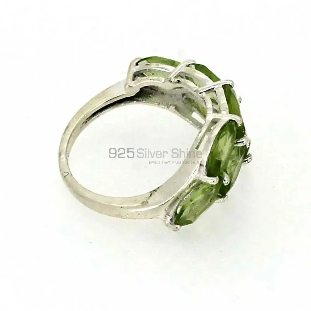 Natural Peridot Gemstone Ring In 925 Silver 925SR06-3_0