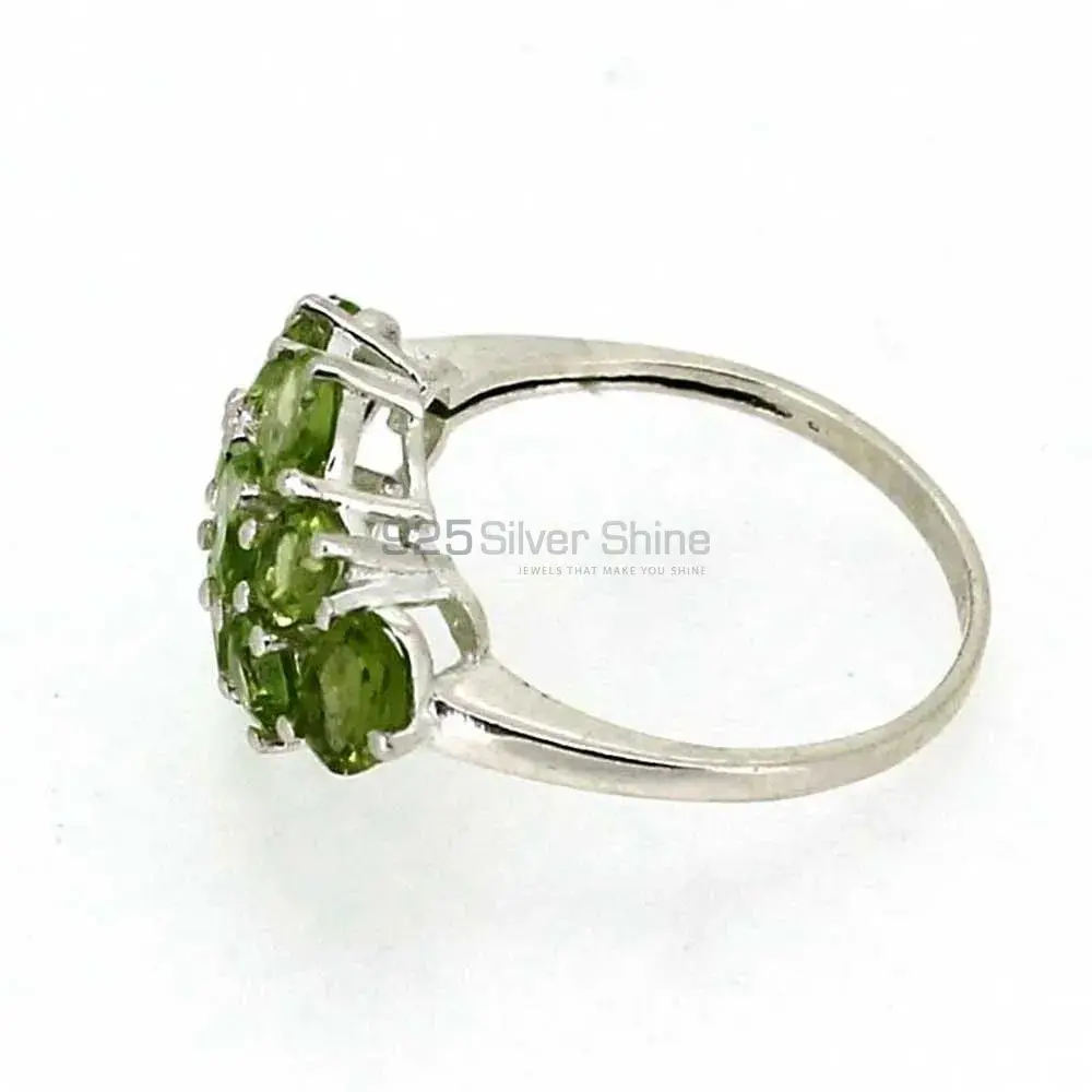 Natural Peridot Gemstone Ring In Sterling Silver 925SR01-1_1