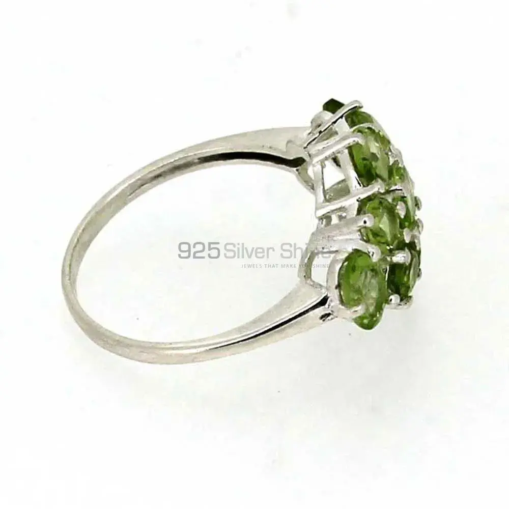 Natural Peridot Gemstone Ring In Sterling Silver 925SR01-1_3