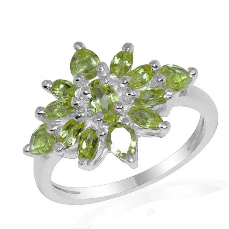 Natural Peridot Gemstone Rings In 925 Sterling Silver 925SR1685_0