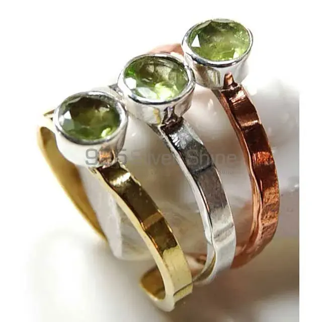 Natural Peridot Gemstone Rings Suppliers In 925 Sterling Silver Jewelry 925SR3698_0