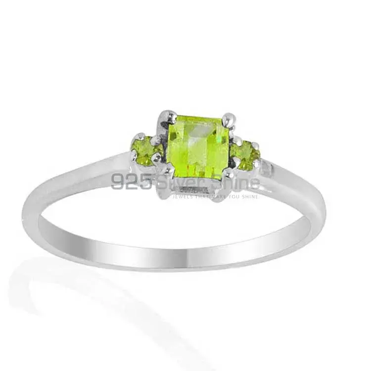 Natural Peridot Gemstone Rings In 925 Sterling Silver Jewelry 925SR2092_0