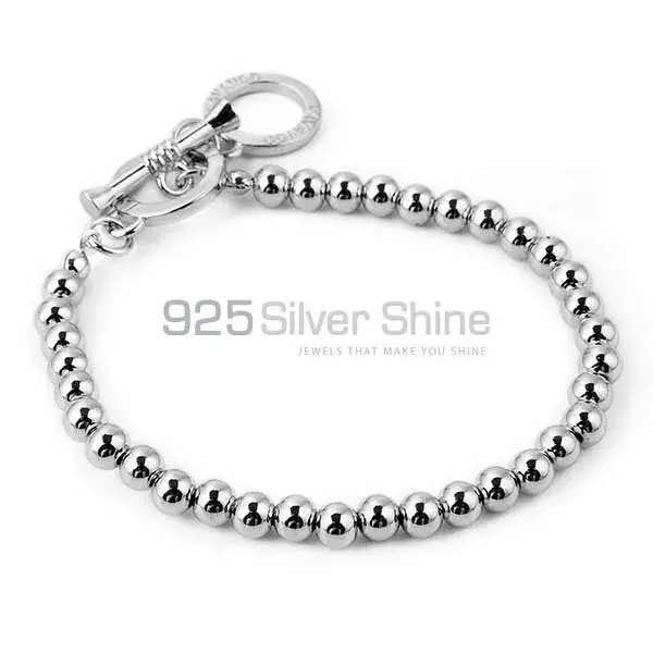 Natural Pyrite Gemstone Beads Bracelets 925BB193