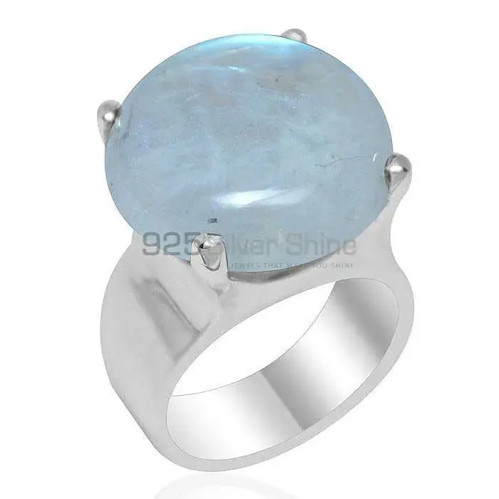 Natural Rainbow Moonstone Rings Exporters In 925 Sterling Silver Jewelry 925SR1940