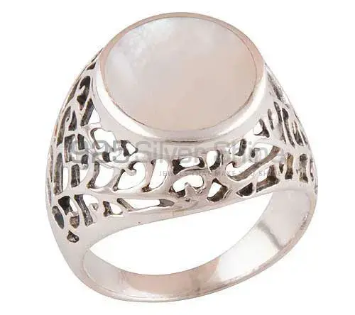 Natural Rainbow Moonstone Rings In 925 Sterling Silver 925SR2788