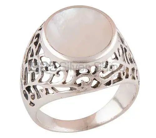 Natural Rainbow Moonstone Rings In 925 Sterling Silver 925SR2788_0