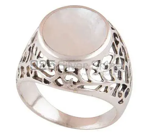 Natural Rainbow Moonstone Rings In 925 Sterling Silver 925SR2788_0