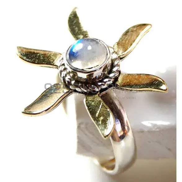 Natural Rainbow Moonstone Rings In 925 Sterling Silver 925SR3750_0