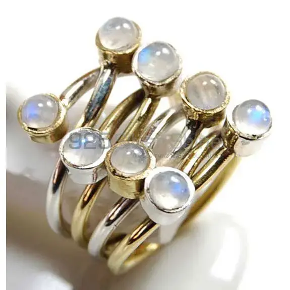 Natural Rainbow Moonstone Rings Wholesaler In 925 Sterling Silver Jewelry 925SR3695