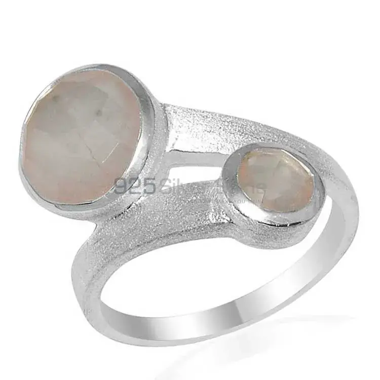 Natural Rose Quartz Gemstone Rings In Fine 925 Sterling Silver 925SR1612_0