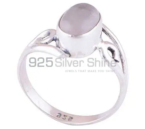 Natural Rose Quartz Gemstone Rings Wholesaler In 925 Sterling Silver Jewelry 925SR2812
