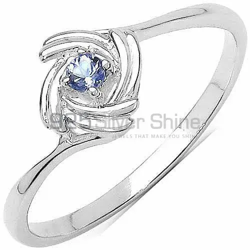 Natural Tanzanite Gemstone Rings Suppliers In 925 Sterling Silver Jewelry 925SR3304