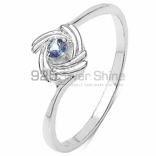 Natural Tanzanite Gemstone Rings Suppliers In 925 Sterling Silver Jewelry 925SR3304_0