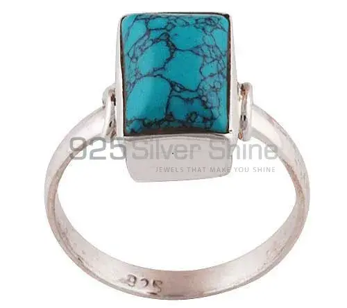 Natural Turquoise Gemstone Rings In 925 Sterling Silver Jewelry 925SR2821_0