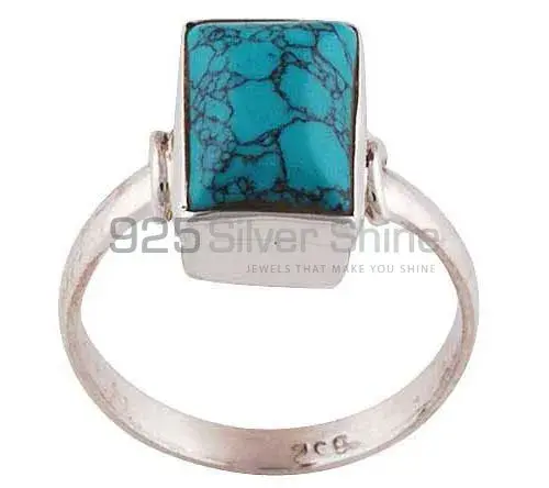 Natural Turquoise Gemstone Rings Manufacturer In 925 Sterling Silver Jewelry 925SR2821_0