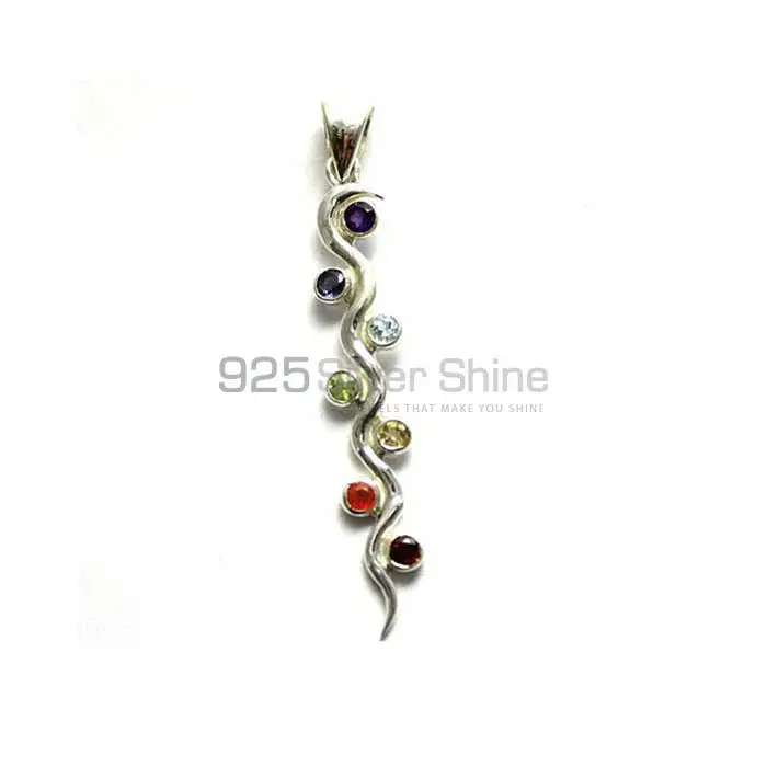 New Designs Chakra Pendant With Sterling Silver Jewelry SSCP139_3