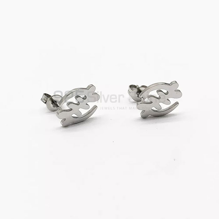 Name Adinkra Earring, Animal Minimalist Earring In 925 Sterling Silver AME90