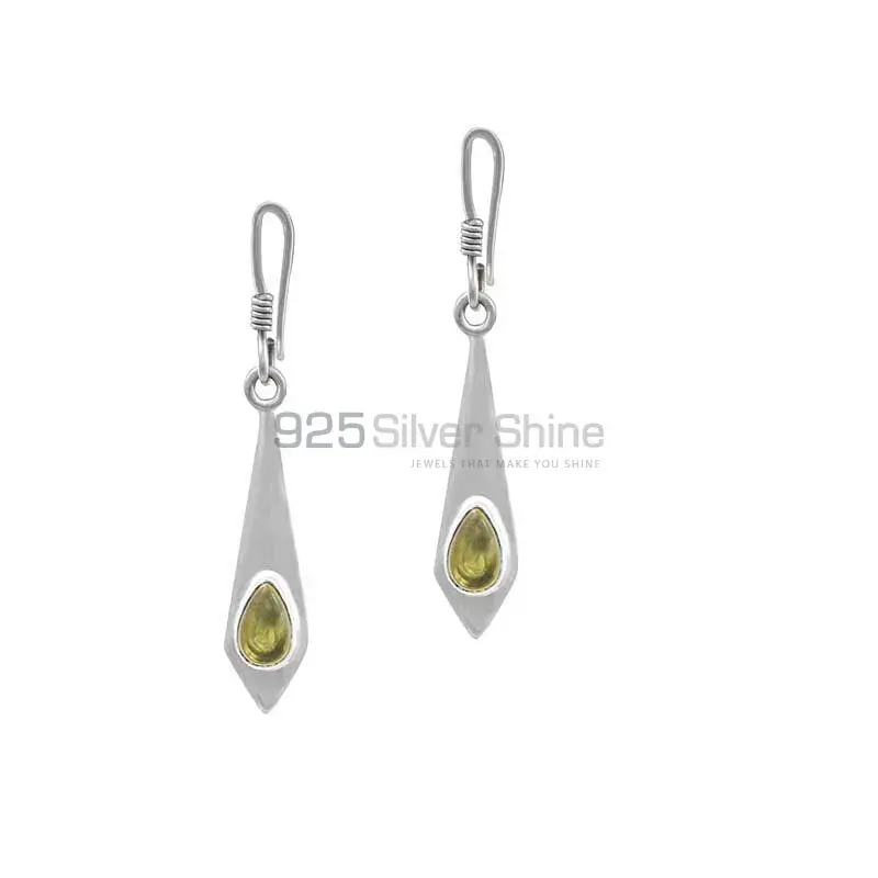 Online Shopping Natural Citrine Gemstone Earring In Sterling Silver 925SE25