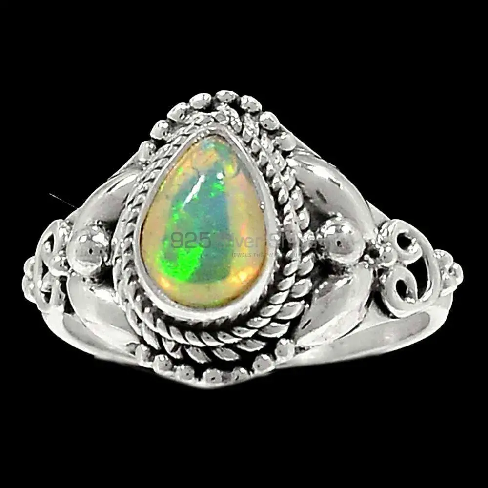 Opal Gemstone Ring In Sterling Silver Jewelry 925SR2335_0